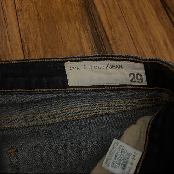 Rag & Bone Dark Wash Skinny Jeans - Picture 4 of 6